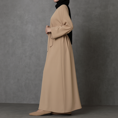 Everyday Abaya - Apricot Beige