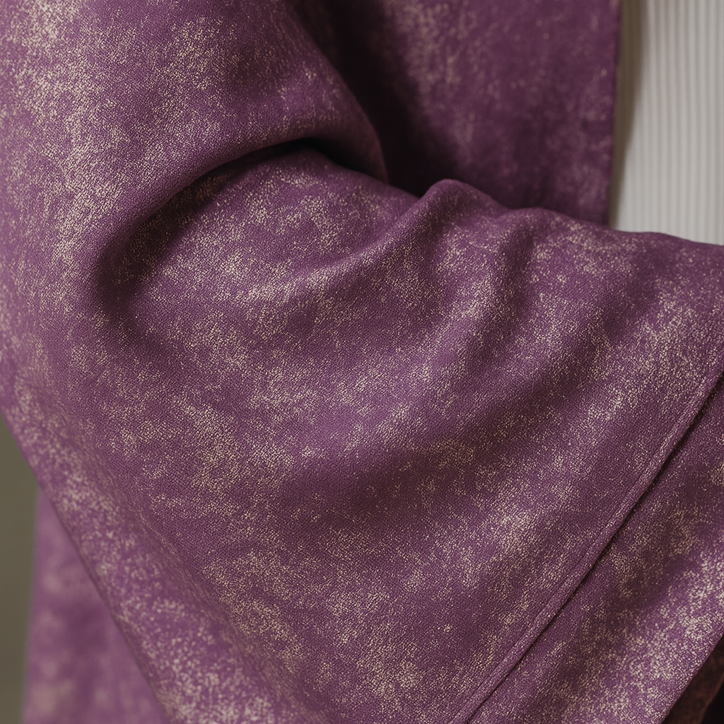 Premium Open Abaya - Plum Purple