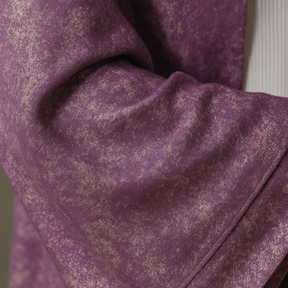 Premium Open Abaya - Plum Purple