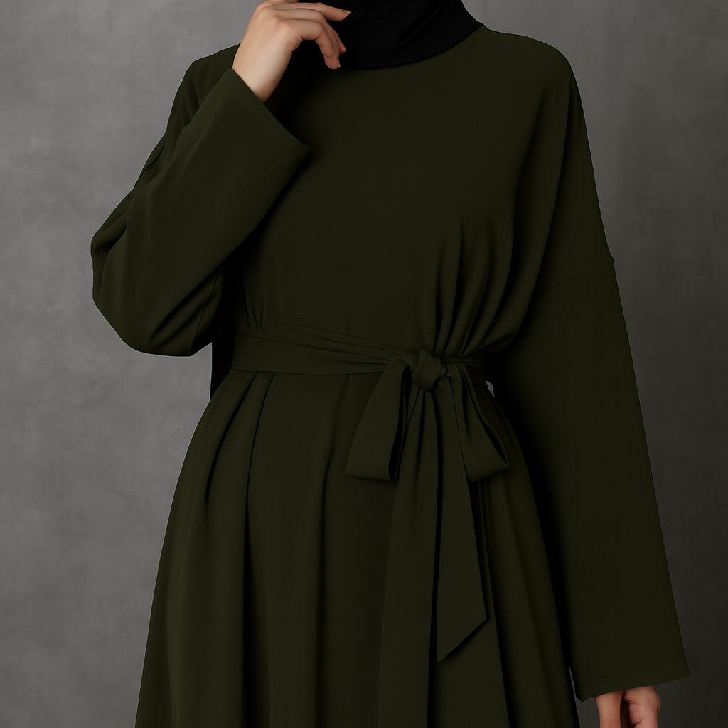 Everyday Abaya - Camo Greey