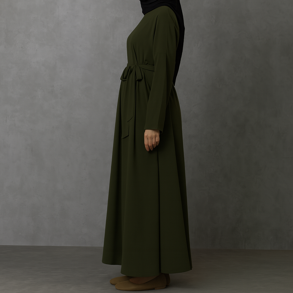 Everyday Abaya - Camo Greey